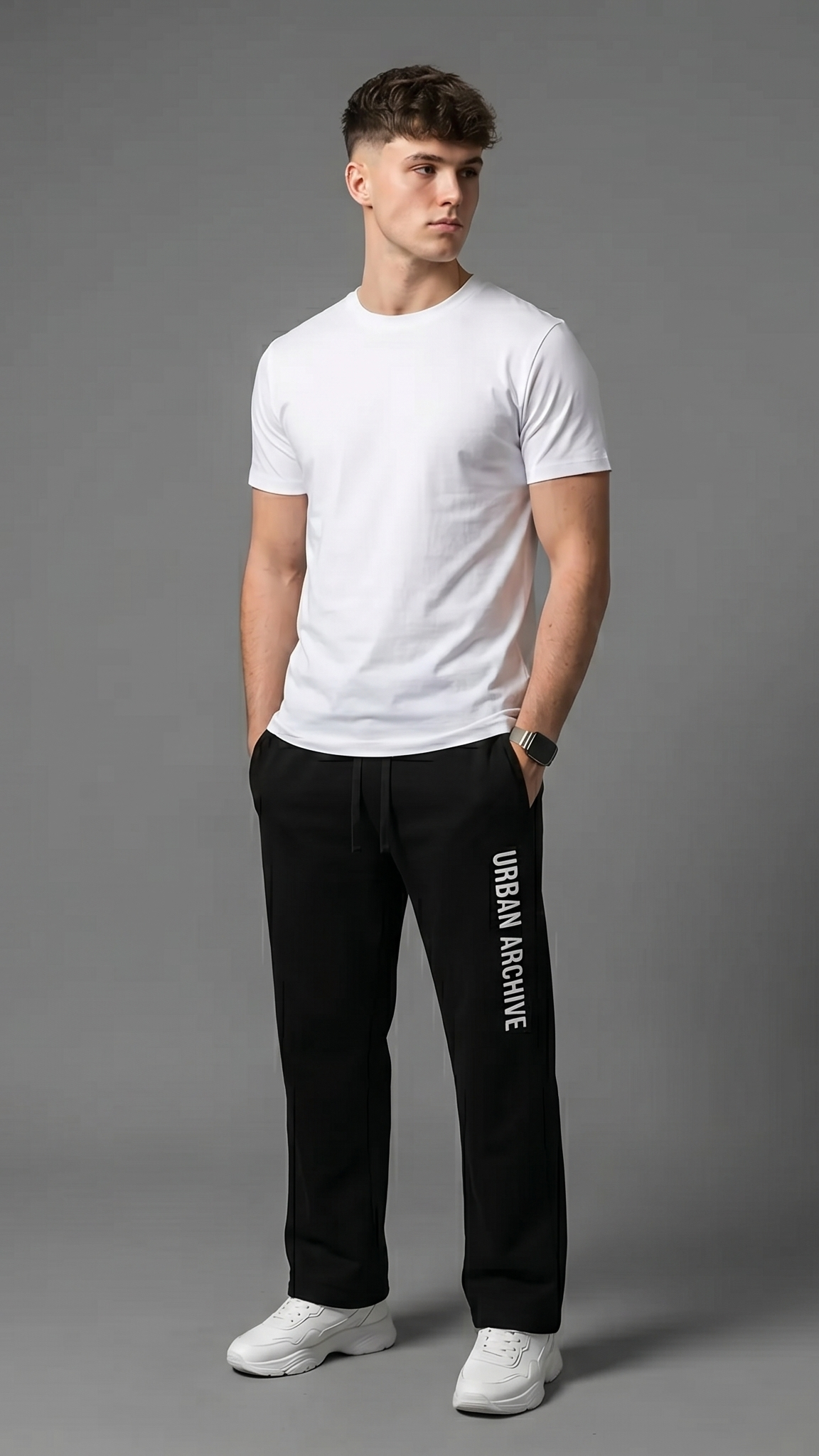 URBAN ARCHIVE OG Raw Edge Joggers